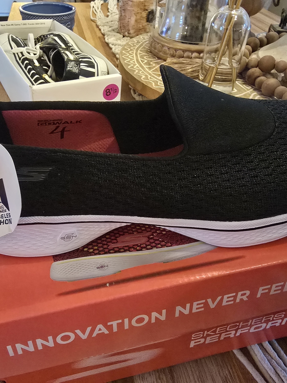 Skechers GOwalk Black Slip-On Women’s Walking Shoe